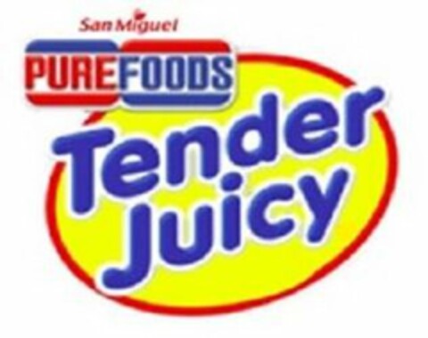 SAN MIGUEL PUREFOODS TENDER JUICY Logo (USPTO, 06.08.2019)