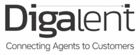 DIGALENT CONNECTING AGENTS TO CUSTOMERS Logo (USPTO, 13.02.2020)