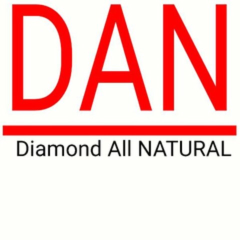 DAN DIAMOND ALL NATURAL Logo (USPTO, 08.09.2020)