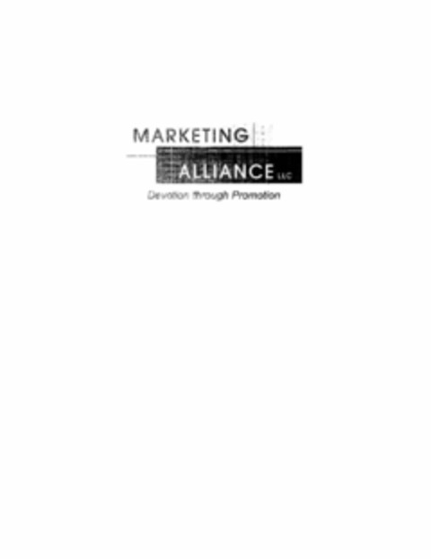 MARKETING ALLIANCE LLC DEVOTION THROUGH PROMOTION Logo (USPTO, 02/12/2009)