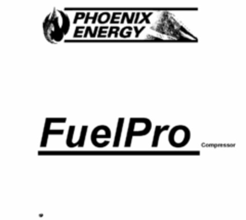 PHOENIX ENERGY FUELPRO COMPRESSOR Logo (USPTO, 03/11/2009)