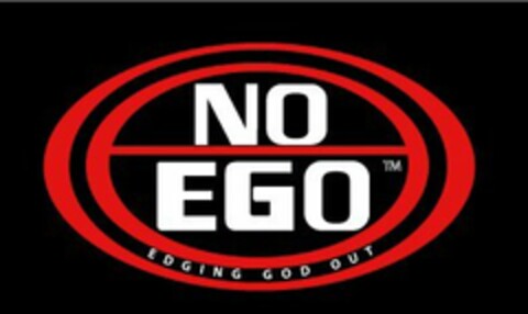 NO EGO EDGING GOD OUT Logo (USPTO, 23.06.2009)