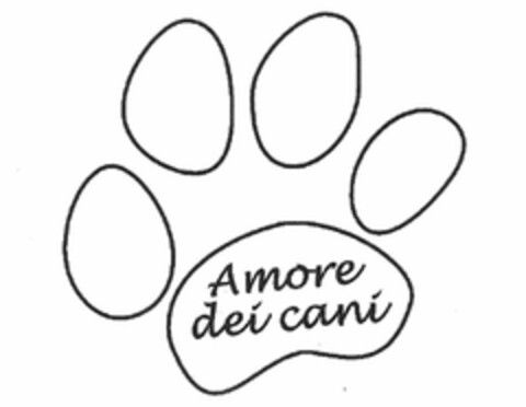 AMORE DEI CANI Logo (USPTO, 09.09.2009)