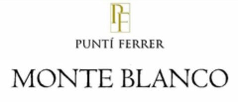 PF PUNTÍ FERRER MONTE BLANCO Logo (USPTO, 01/28/2010)