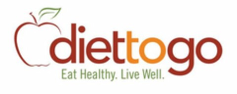 DIETTOGO EAT HEALTHY. LIVE WELL. Logo (USPTO, 14.10.2010)