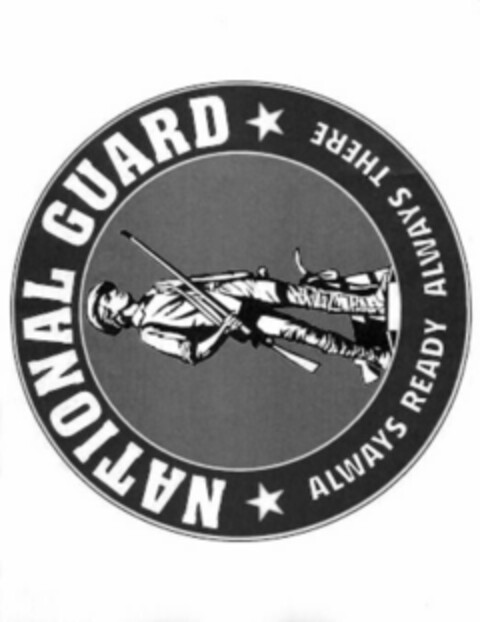 NATIONAL GUARD ALWAYS READY ALWAYS THERE Logo (USPTO, 11/17/2011)