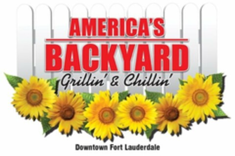 AMERICA'S BACKYARD GRILLIN' & CHILLIN' DOWNTOWN FORT LAUDERDALE Logo (USPTO, 07.06.2013)