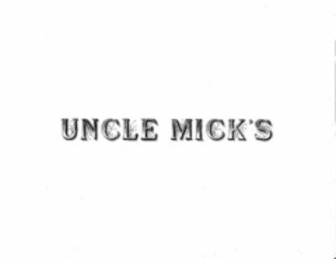 UNCLE MICK'S Logo (USPTO, 14.11.2014)