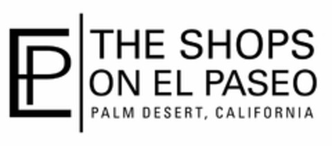 EP THE SHOPS ON EL PASEO PALM DESERT, CALIFORNIA Logo (USPTO, 23.02.2015)