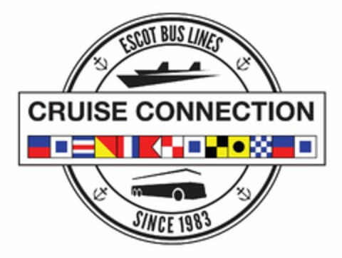 CRUISE CONNECTION ESCOT BUS LINES SINCE1983 Logo (USPTO, 01.07.2015)