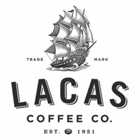 LACAS COFFEE CO. EST. 1921 TRADE MARK Logo (USPTO, 10/16/2015)