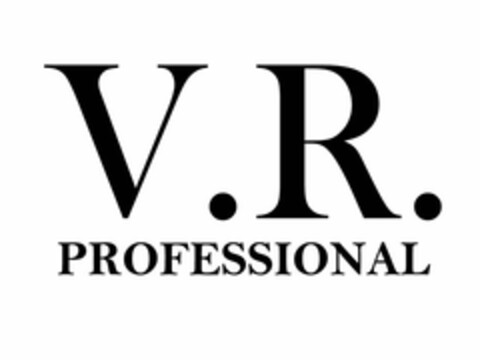 V.R. PROFESSIONAL Logo (USPTO, 05/17/2016)