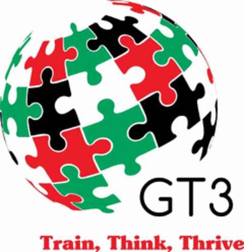 GT3 TRAIN, THINK, THRIVE Logo (USPTO, 13.03.2017)