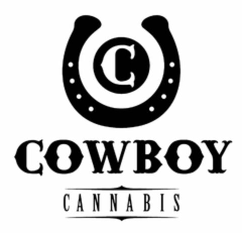 COWBOY CANNABIS Logo (USPTO, 06/01/2017)