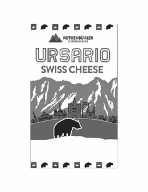 ROTHENBUHLER CHEESEMAKERS URSARIO SWISSCHEESE Logo (USPTO, 08/25/2017)