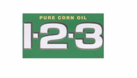 PURE CORN OIL 1-2-3 Logo (USPTO, 03.04.2018)