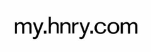 MY.HNRY.COM Logo (USPTO, 15.06.2018)