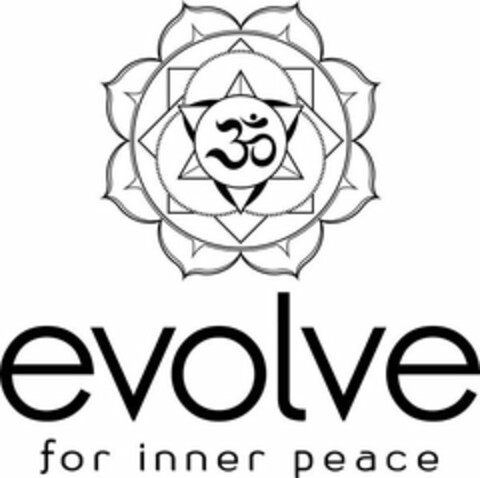 EVOLVE FOR INNER PEACE Logo (USPTO, 27.06.2018)