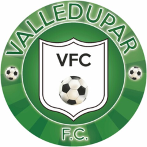 VALLEDUPAR VFC F.C. Logo (USPTO, 20.06.2019)