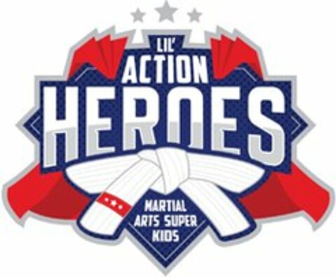 LIL ACTION HEROES MARTIAL ARTS SUPER KIDS Logo (USPTO, 02/12/2020)