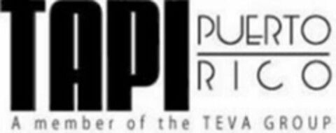 TAPI PUERTO RICO A MEMBER OF THE TEVA GROUP Logo (USPTO, 17.06.2009)