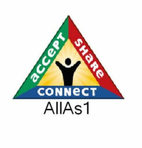 ALLAS1 ACCEPT SHARE CONNECT Logo (USPTO, 09/17/2009)