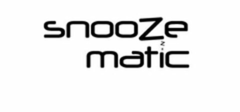 SNOOZE MATIC ZZ Logo (USPTO, 12/30/2009)