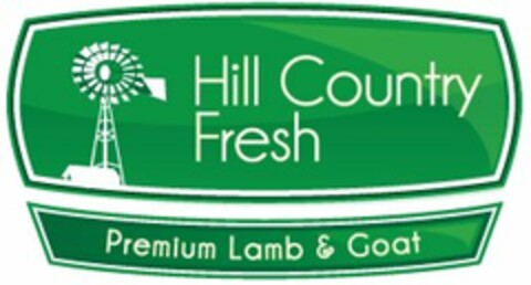 HILL COUNTRY FRESH PREMIUM LAMB & GOAT Logo (USPTO, 02/03/2010)