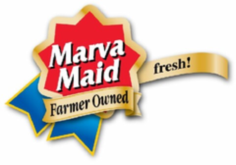 MARVA MAID FARMER OWNED FRESH Logo (USPTO, 27.09.2010)