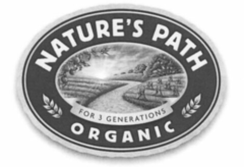 NATURE'S PATH ORGANIC 3 GENERATIONS Logo (USPTO, 05/09/2011)