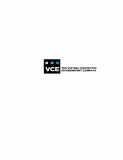 VCE THE VIRTUAL COMPUTING ENVIRONMENT COMPANY Logo (USPTO, 19.05.2011)