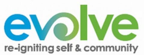 EVOLVE RE-IGNITING SELF & COMMUNITY Logo (USPTO, 06/30/2011)