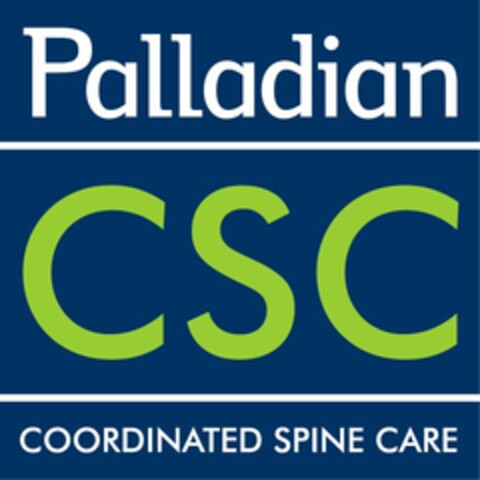 PALLADIAN CSC COORDINATED SPINE CARE Logo (USPTO, 07/29/2011)