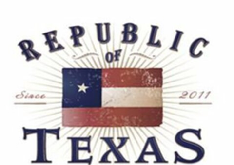 REPUBLIC OF TEXAS SINCE 2011 Logo (USPTO, 02.02.2012)