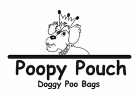 CROWN POOPY POUCH DOGGY POO BAGS Logo (USPTO, 20.06.2012)