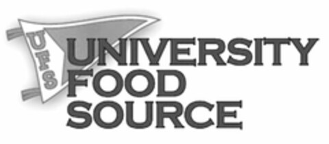 UFS UNIVERSITY FOOD SOURCE Logo (USPTO, 25.10.2012)