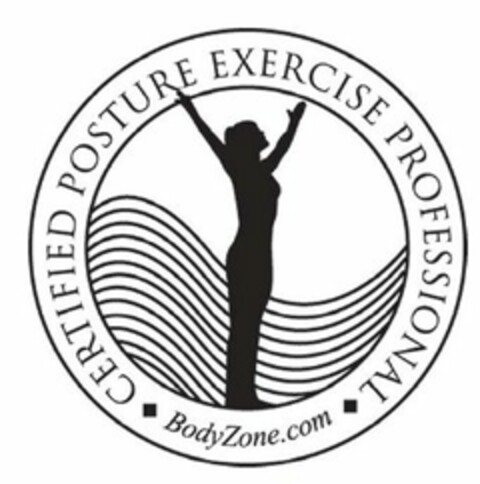 CERTIFIED POSTURE EXERCISE PROFESSIONALBODYZONE.COM Logo (USPTO, 01/31/2013)