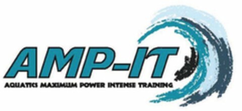 AMP-IT AQUATIC MAXIMUM POWER INTENSE TRAINING Logo (USPTO, 06/28/2013)