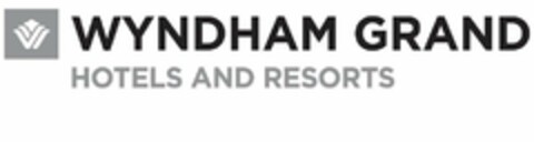 W WYNDHAM GRAND HOTELS AND RESORTS Logo (USPTO, 17.07.2013)