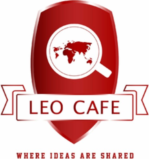 LEO CAFE WHERE IDEAS ARE SHARED Logo (USPTO, 20.11.2014)