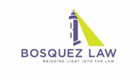 BL BOSQUEZ LAW BRINGING LIGHT INTO THE LAW Logo (USPTO, 12/12/2014)