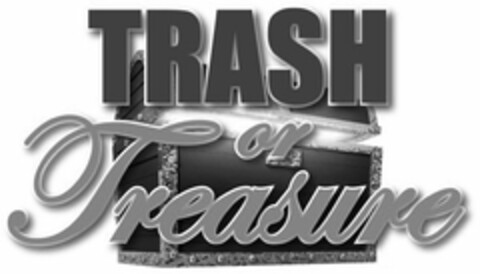 TRASH OR TREASURE Logo (USPTO, 01/23/2015)