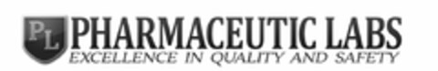 PL PHARMACEUTIC LABS EXCELLENCE IN QUALITY AND SAFETY Logo (USPTO, 03/25/2015)