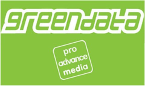 GREENDATA PRO ADVANCE MEDIA Logo (USPTO, 04/08/2015)