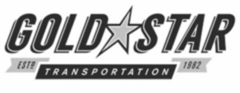 GOLD STAR TRANSPORTATION ESTD 1982 Logo (USPTO, 08.01.2016)