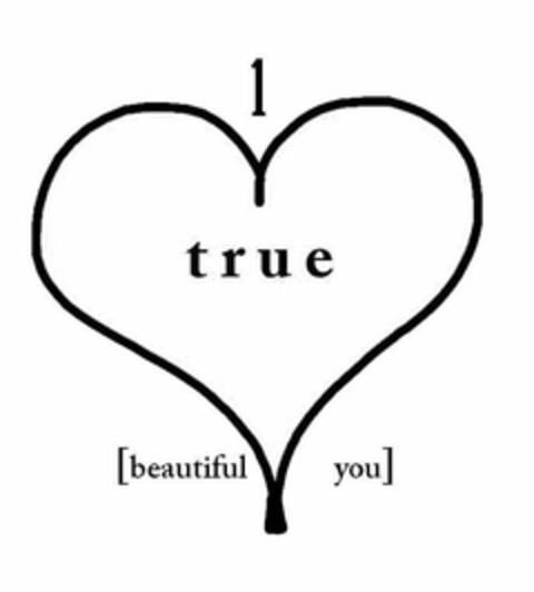 1 TRUE [BEAUTIFUL YOU] Logo (USPTO, 17.10.2016)