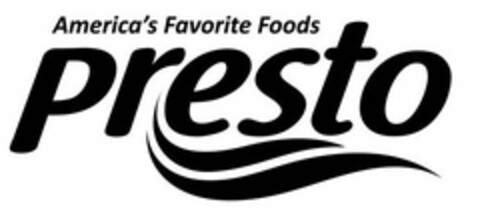 AMERICA'S FAVORITE FOODS PRESTO Logo (USPTO, 03/18/2017)