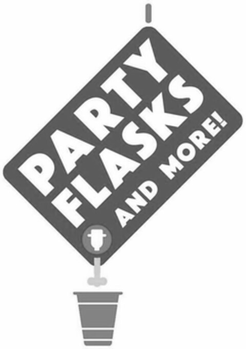 PARTY FLASKS AND MORE! Logo (USPTO, 29.06.2017)