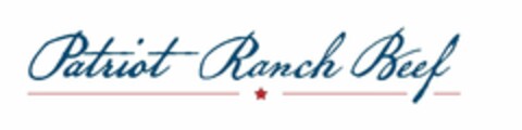 PATRIOT RANCH BEEF Logo (USPTO, 07/17/2017)