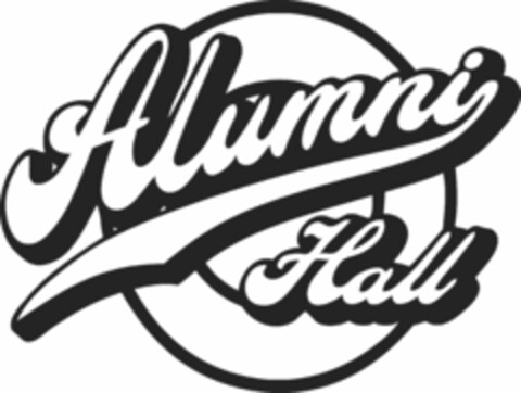 ALUMNI HALL Logo (USPTO, 10/06/2017)